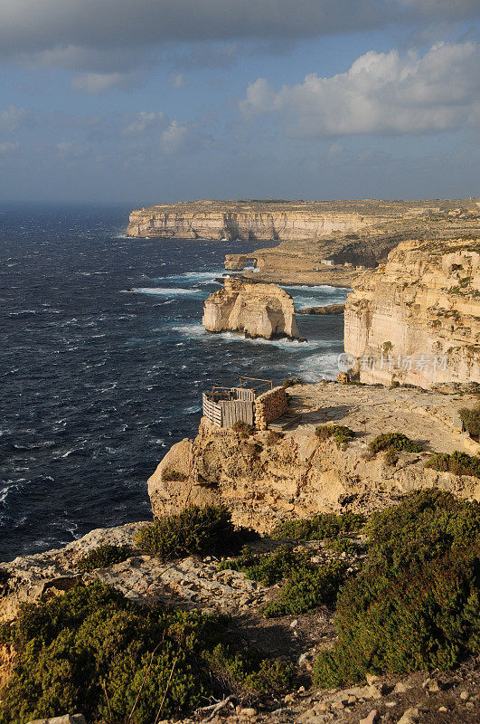 Dwejra Gozo,马耳他群岛。